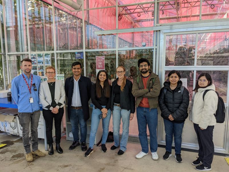 FFS PhDs tour National Vegetable Protected Cropping Centre